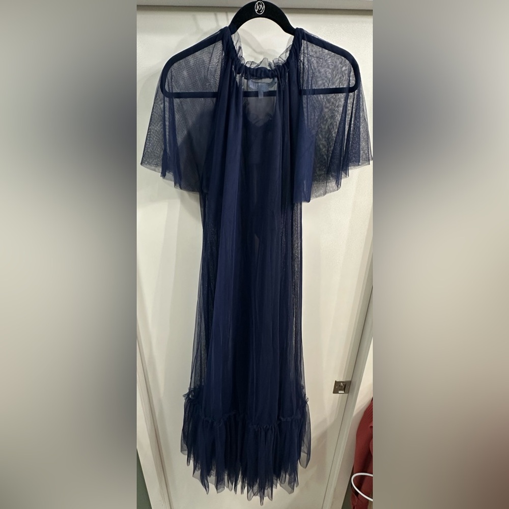 Hill House navy tulle duster - Picture 4 of 4